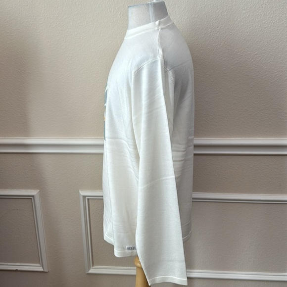 Spyder’s SECTION FINE GAUGE SWEATER - Cream/Grey/Gold - Picture 3 of 11